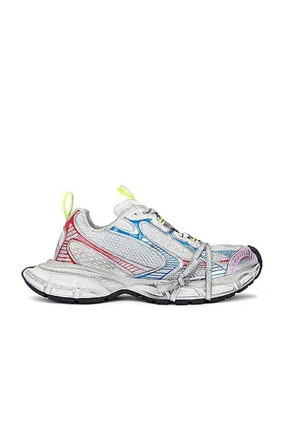 Balenciaga 3xl Mesh And Faux Leather Sneakers In Multi