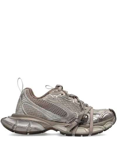 Balenciaga Multicolor Mesh And Rubber 3xl Sneakers In Gray