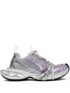 Balenciaga Multicolor Mesh And Rubber 3xl Sneakers In Purple