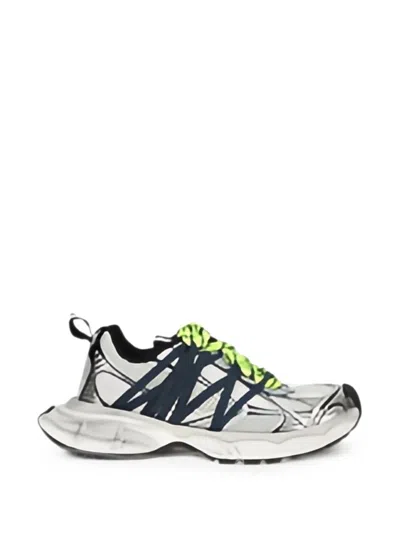 Balenciaga Mesh Rubber 3xl Sneakers Pull Tab Laces In Animal Print