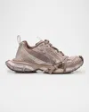 Balenciaga Multicolor Mesh And Rubber 3xl Sneakers In 2800 Taupe Mix