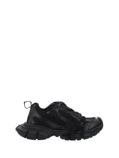 Balenciaga 3xl Fabric Low-top Sneakers In Black