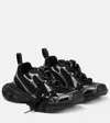 Balenciaga Xl Mesh And Rubber Sneakers In Black/white