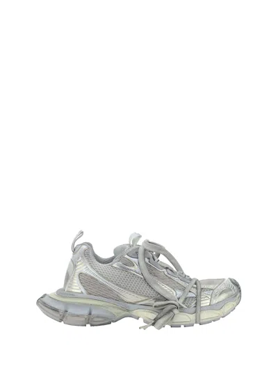 Balenciaga 3xl Sneakers In White,silver