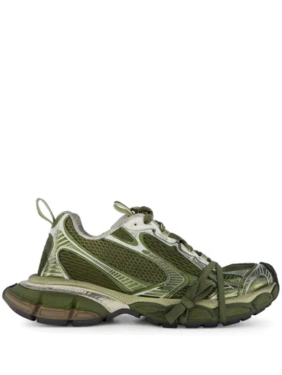Balenciaga Men's 3xl Sneaker  In Dark Green/light Beige In Dark Green Light Beige