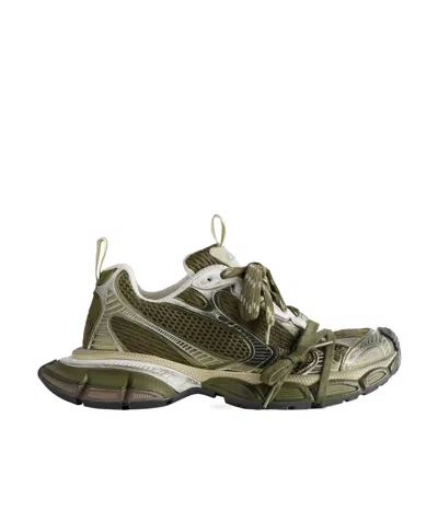 Balenciaga Men's 3xl Sneaker  In Dark Green/light Beige In Dark Green Light Beige