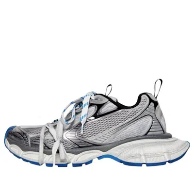 Balenciaga 3xl Sneakers ' Grey, White And Blue Mesh And Polyurethane' In Gray