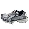 Balenciaga 3xl Sneakers ' Grey, White And Red Mesh And Polyurethane' In Gray