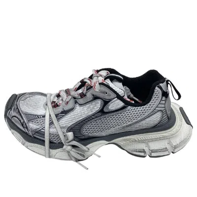Balenciaga 3xl Sneakers ' Grey, White And Red Mesh And Polyurethane'