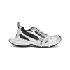 Balenciaga 3xl White Low Top Sneakers With Logo Detail In Tech Fabric Man In Multi