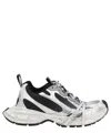 Balenciaga Men Multicolor Mesh And Rubber 3xl Gradient Sneakers In Multicolor