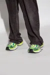 Balenciaga Mesh Circuit Sneakers In Neon