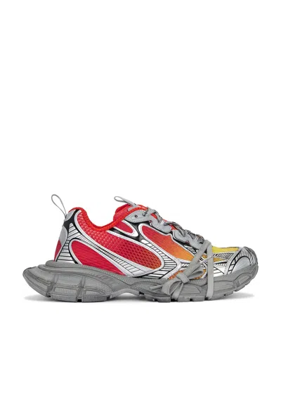 Balenciaga 3xl Sneakers In Red  Orange  Grey  & Black