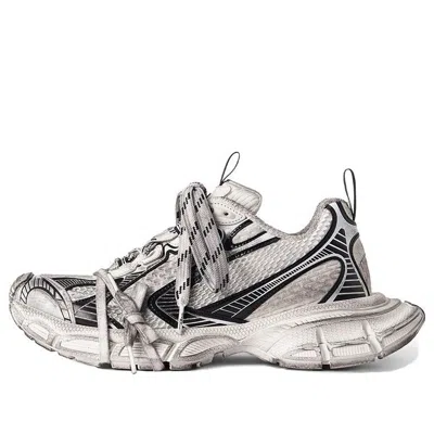 Balenciaga 3xl Sneakers 'white And Black Mesh And Polyurethane' In Gray
