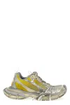 Balenciaga 3xl Panelled Lace-up Sneakers In Yellow