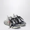 Balenciaga 3xl Split Logo Nylon And Mesh Sneakers In Multi