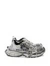 Balenciaga 3xl Split Logo Nylon And Mesh Sneakers In Multi