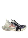 Balenciaga 3xl Split Logo Nylon And Mesh Sneakers In Multi