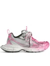 Balenciaga Mesh-panelled Sneakers In Size 3xl In White