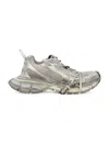 Balenciaga Eggshell Polyurethane Polyester Sneakers In Gray