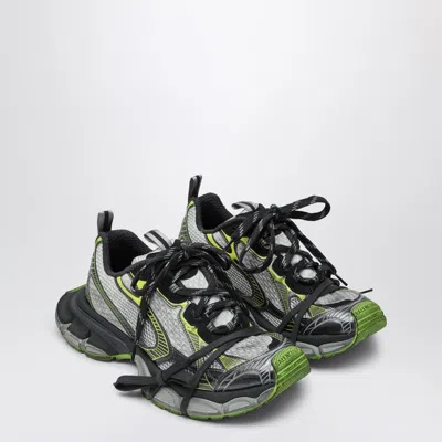 Balenciaga 3xl White/grey/green Coloured Mesh Sneaker