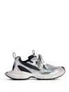 Balenciaga Men Multicolor Mesh And Rubber 3xl Gradient Sneakers In Grey