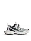 Balenciaga 3xl Worn-out Effect Gradient Sneakers In Silver