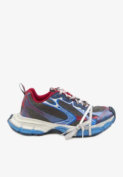 Balenciaga 3xl Worn-out Low-top Sneakers In Multicolor