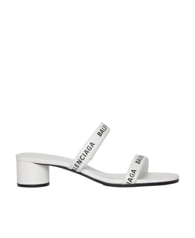 BALENCIAGA BALENCIAGA LOGO STRAP OPEN-TOE SANDALS