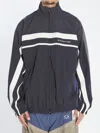 Balenciaga Men's 50/50 Tracksuit Jacket In Black Faded In Black