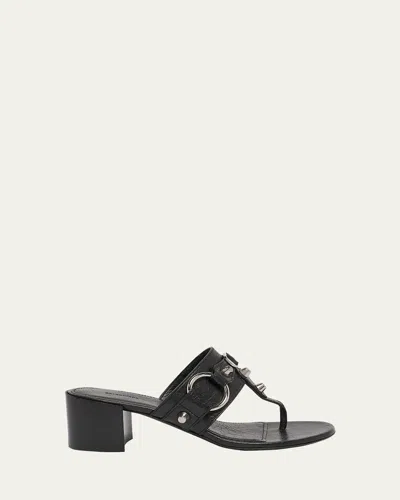 BALENCIAGA 50MM CITY THONG SANDALS
