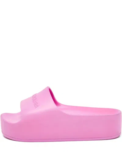 Pre-owned Balenciaga 50mm Rubber Sandals