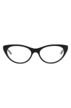 Balenciaga 52mm Cat Eye Optical Glasses In Multi