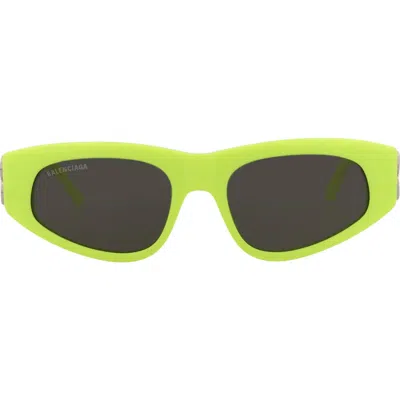 BALENCIAGA BALENCIAGA 53MM RECTANGLE SUNGLASSES