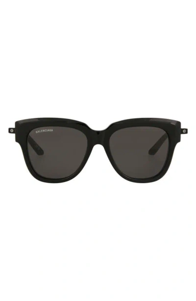 Balenciaga 53mm Square Sunglasses In Black