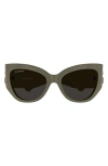 Balenciaga Bb0322s Dinasty-linea Everyday 004 Sunglasses In Brown