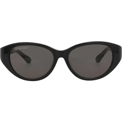 Balenciaga 55mm Cat Eye Sunglasses In Black