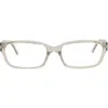 Balenciaga 55mm Rectangular Optical Glasses In Purple