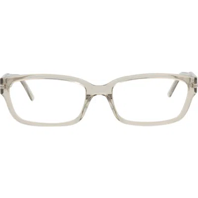 Balenciaga 55mm Rectangular Optical Glasses In Purple