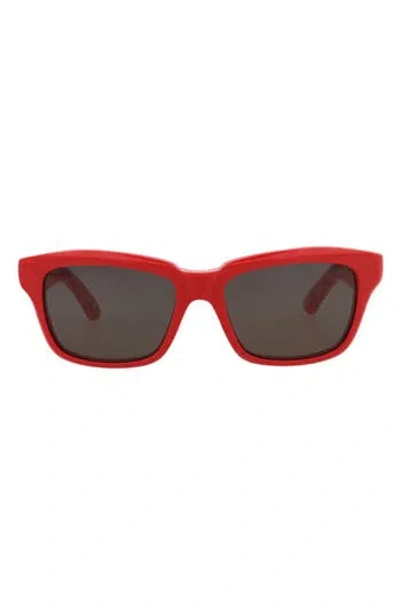 Balenciaga 55mm Rectangular Sunglasses In Multi