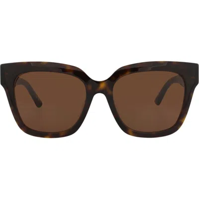 Balenciaga 55mm Square Sunglasses In Brown