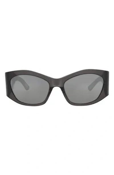 Balenciaga 56mm Square Sunglasses In Gray