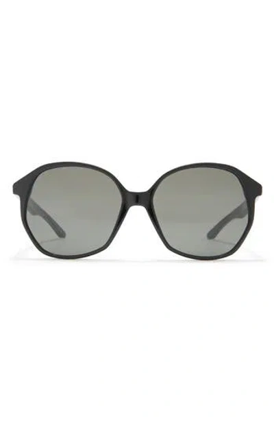 Balenciaga 58mm Round Sunglasses In Black Black Grey