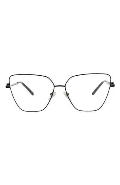 Balenciaga 59mm Cat Eye Optical Glasses In White