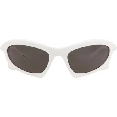 Balenciaga 59mm Cat Eye Sunglasses In White