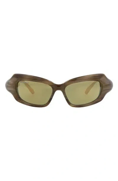 Balenciaga 59mm Cat Eye Sunglasses In Yellow