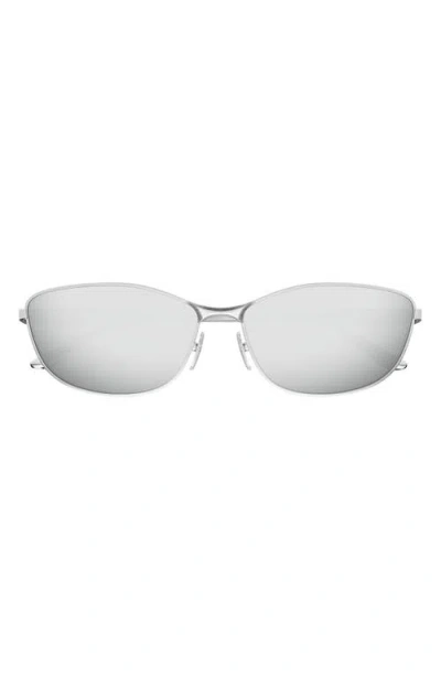 Balenciaga Bb0357sa-002silver-silver-silver