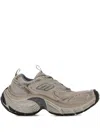 Balenciaga Men Cappuccino Mesh And Rubber 6xl Sneakers In Brown