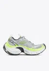 Balenciaga Multicolor Mesh And Rubber 6xl Sneakers In Gray