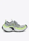 Balenciaga Multicolor Mesh And Rubber 6xl Sneakers In Gray